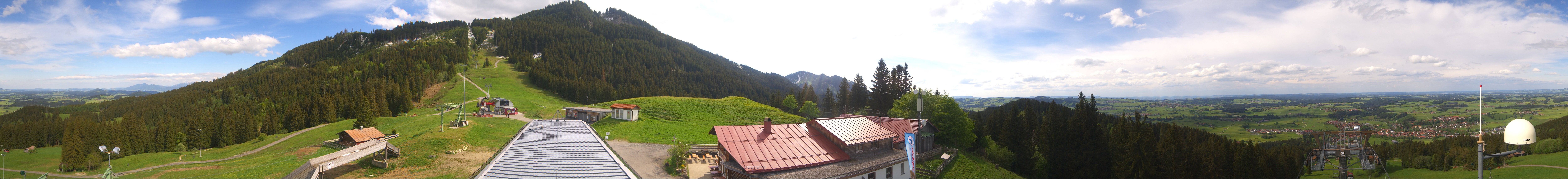 Archiv Foto Webcam Mittelstation Nesselwang
