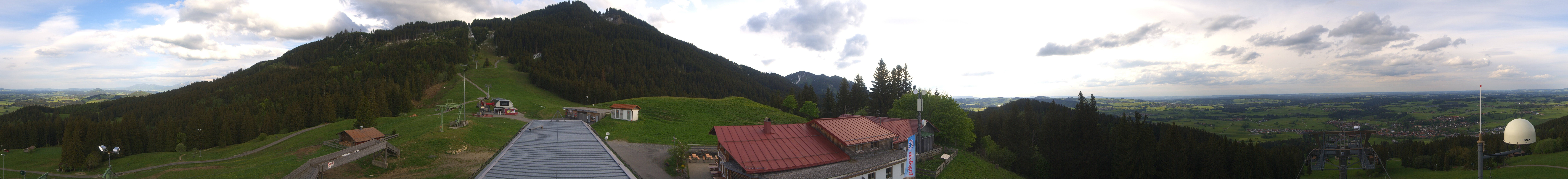 Archiv Foto Webcam Mittelstation Nesselwang