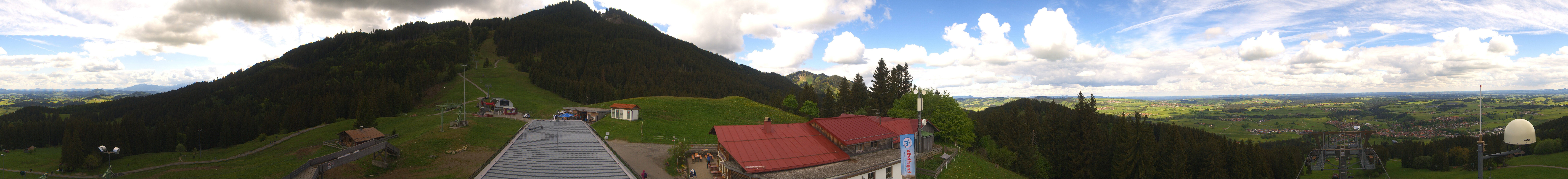 Archiv Foto Webcam Mittelstation Nesselwang
