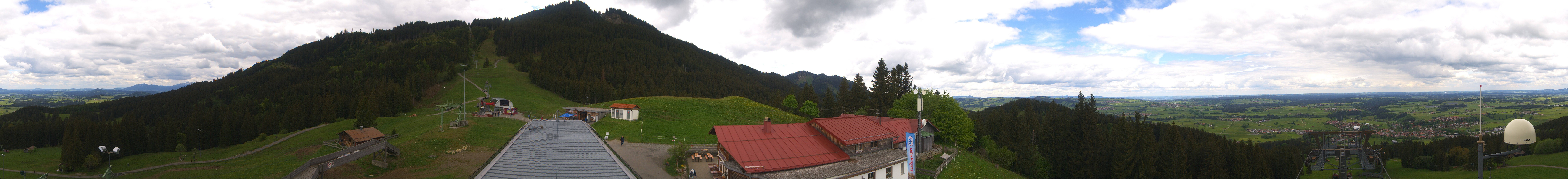 Archiv Foto Webcam Mittelstation Nesselwang