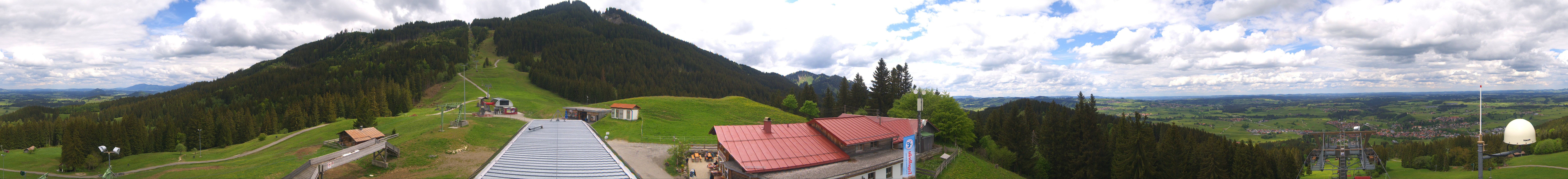 Archiv Foto Webcam Mittelstation Nesselwang