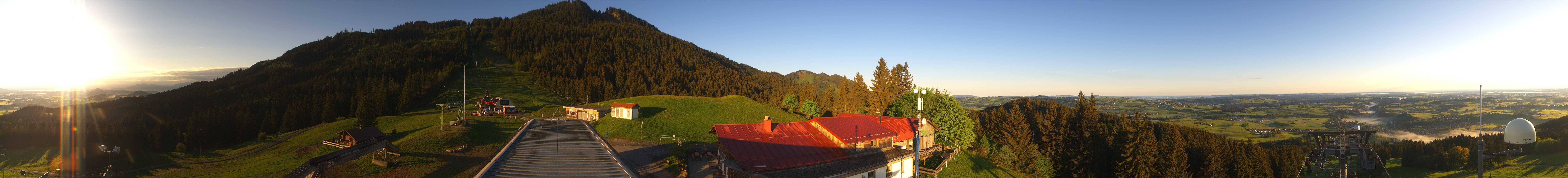 Archiv Foto Webcam Mittelstation Nesselwang