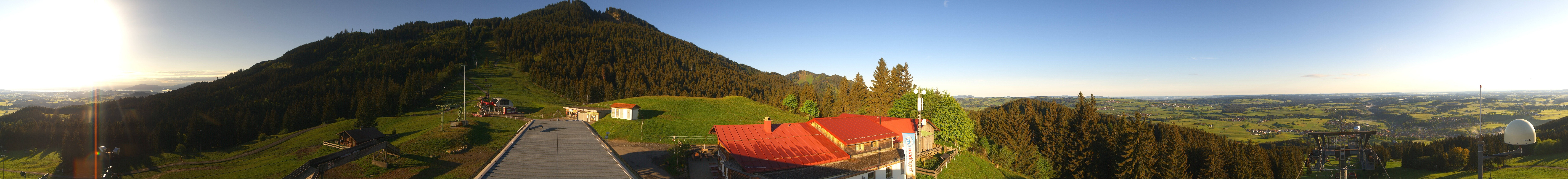 Archiv Foto Webcam Mittelstation Nesselwang