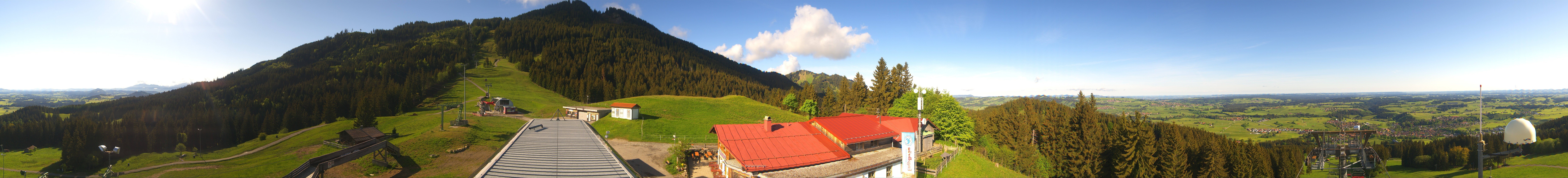 Archiv Foto Webcam Mittelstation Nesselwang