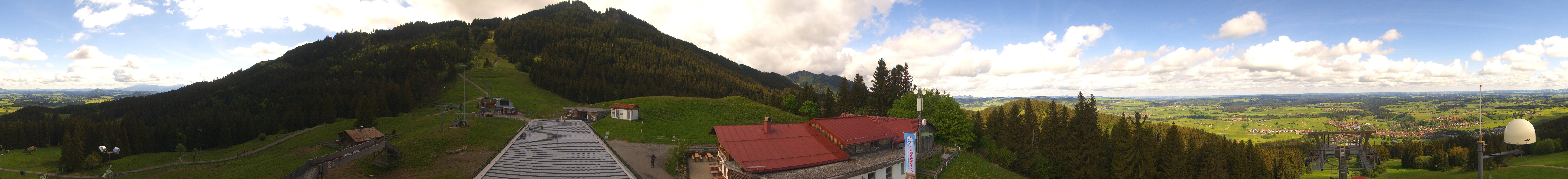 Archiv Foto Webcam Mittelstation Nesselwang