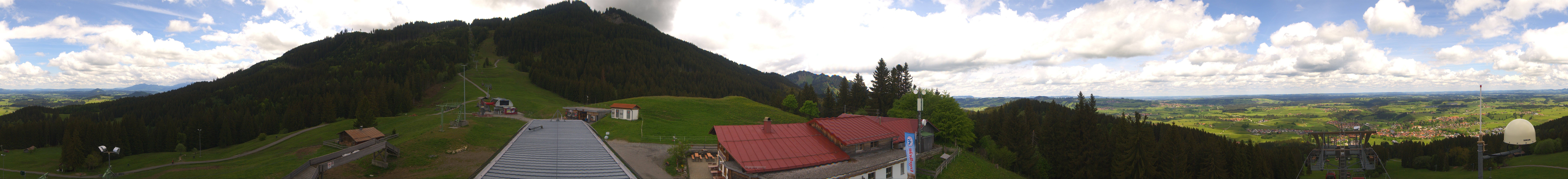 Archiv Foto Webcam Mittelstation Nesselwang