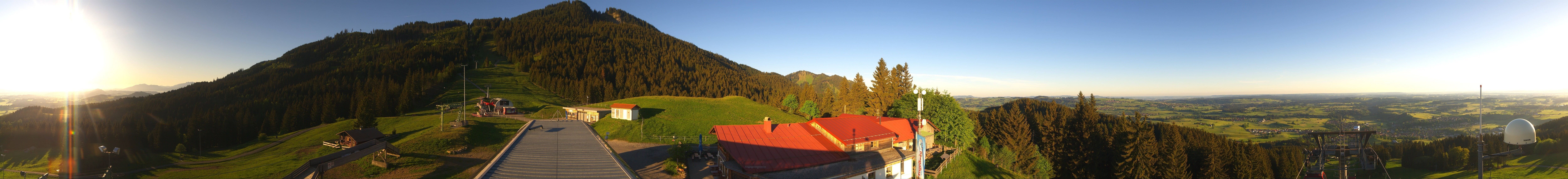 Archiv Foto Webcam Mittelstation Nesselwang