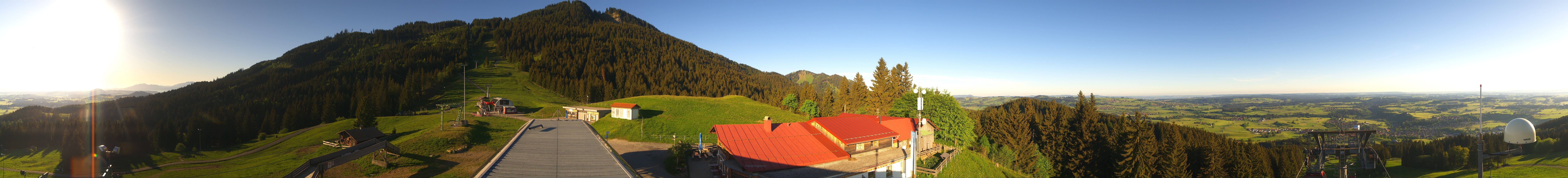 Archiv Foto Webcam Mittelstation Nesselwang