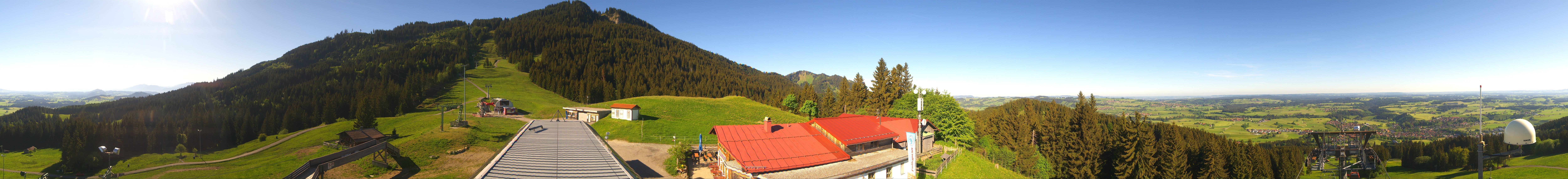 Archiv Foto Webcam Mittelstation Nesselwang