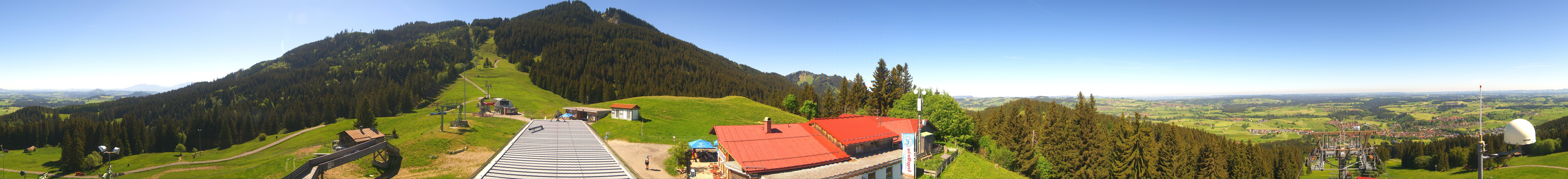 Archiv Foto Webcam Mittelstation Nesselwang
