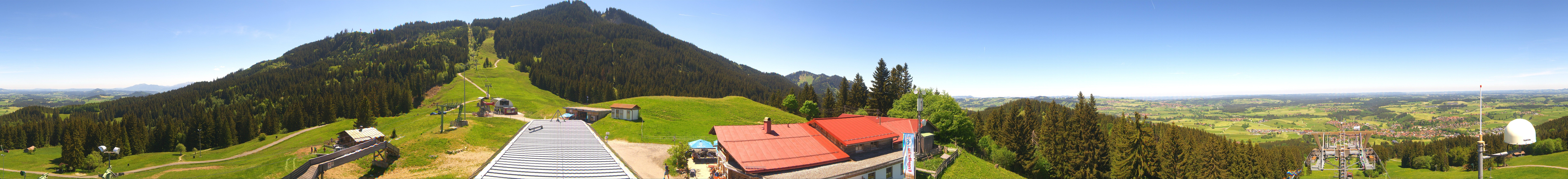 Archiv Foto Webcam Mittelstation Nesselwang