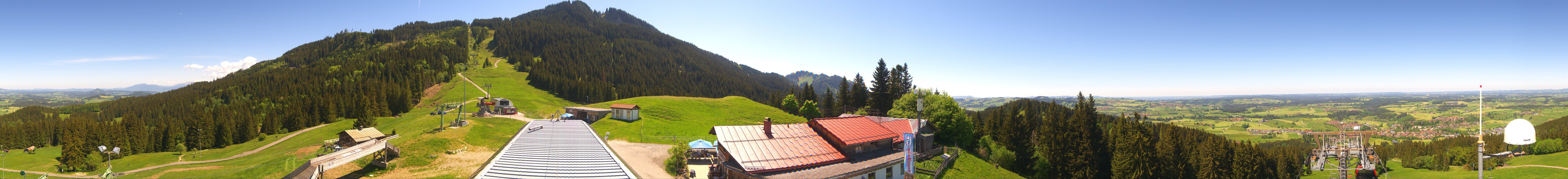 Archiv Foto Webcam Mittelstation Nesselwang