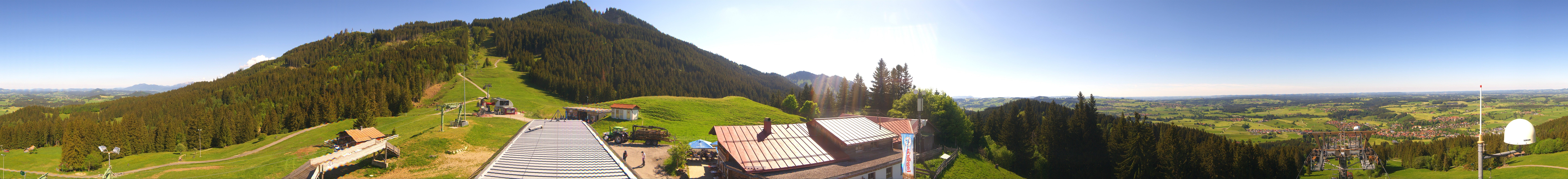 Archiv Foto Webcam Mittelstation Nesselwang
