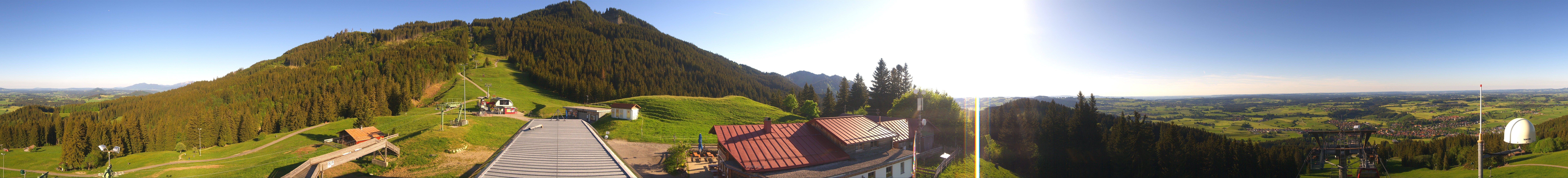 Archiv Foto Webcam Mittelstation Nesselwang