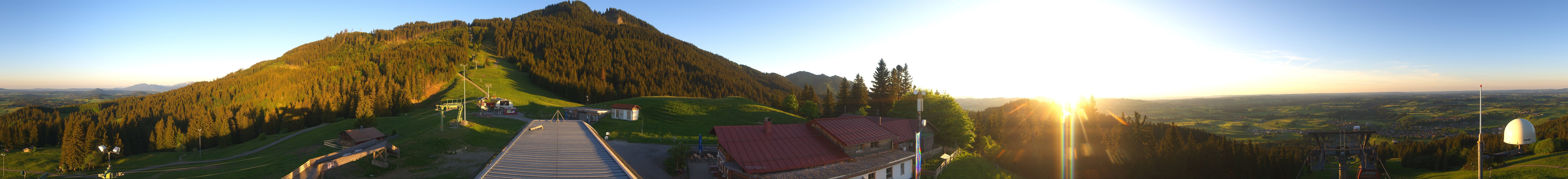 Archiv Foto Webcam Mittelstation Nesselwang