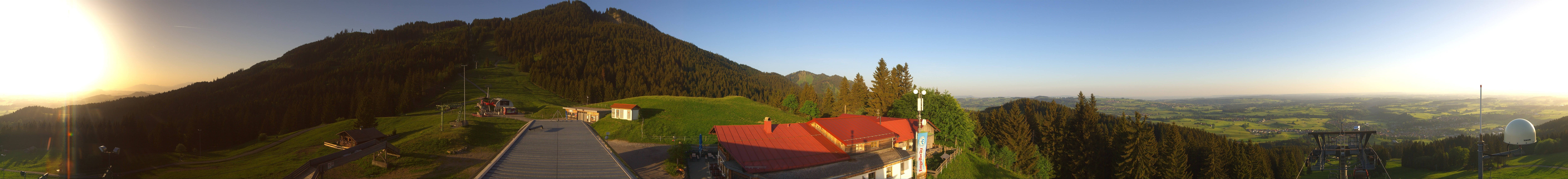 Archiv Foto Webcam Mittelstation Nesselwang