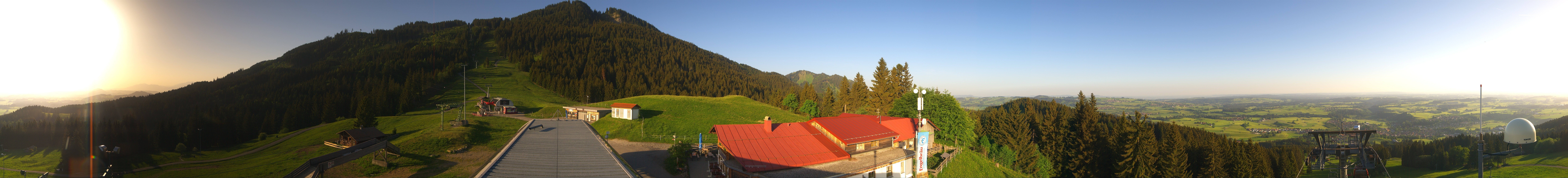 Archiv Foto Webcam Mittelstation Nesselwang