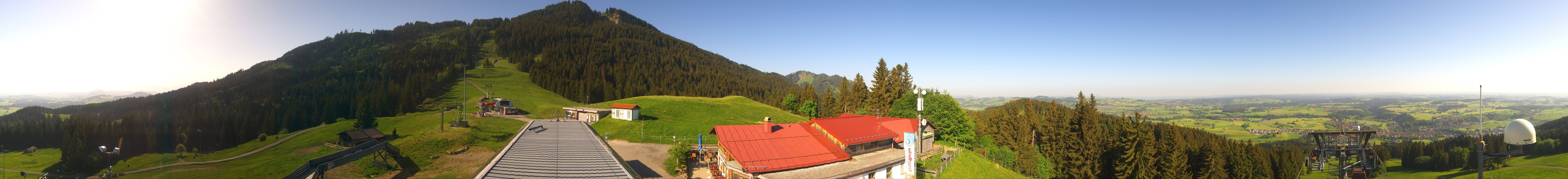 Archiv Foto Webcam Mittelstation Nesselwang