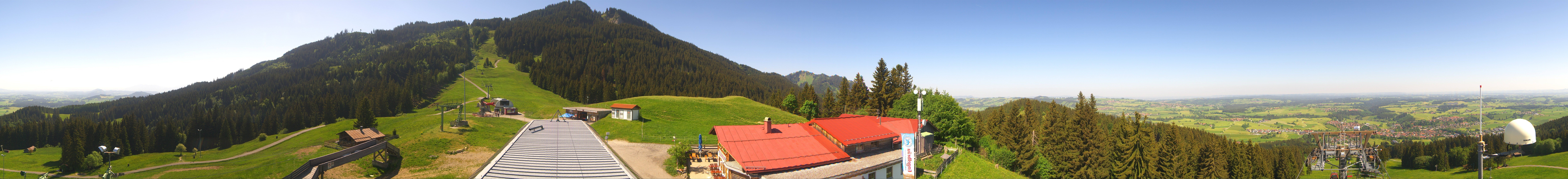 Archiv Foto Webcam Mittelstation Nesselwang