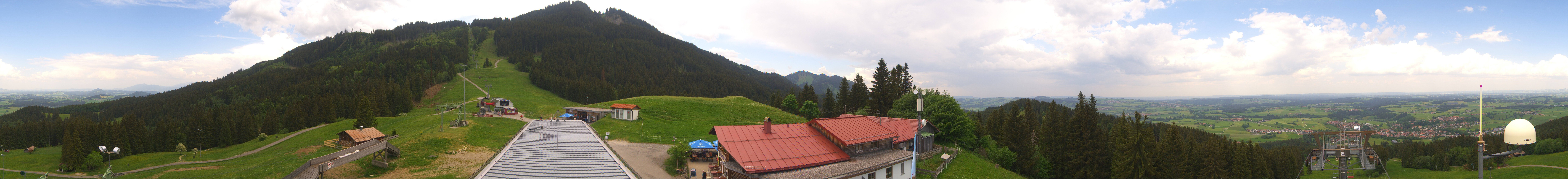 Archiv Foto Webcam Mittelstation Nesselwang