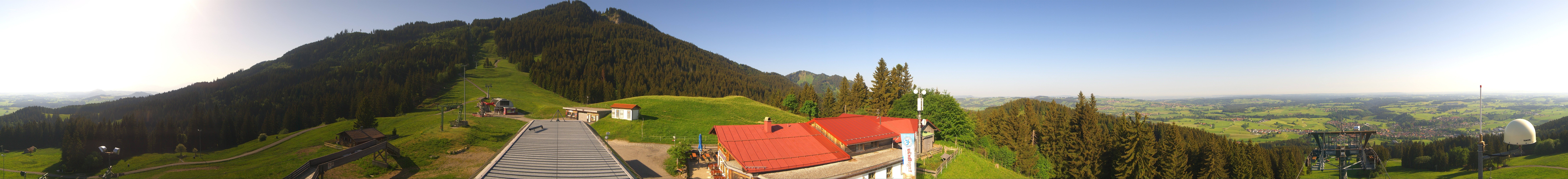 Archiv Foto Webcam Mittelstation Nesselwang