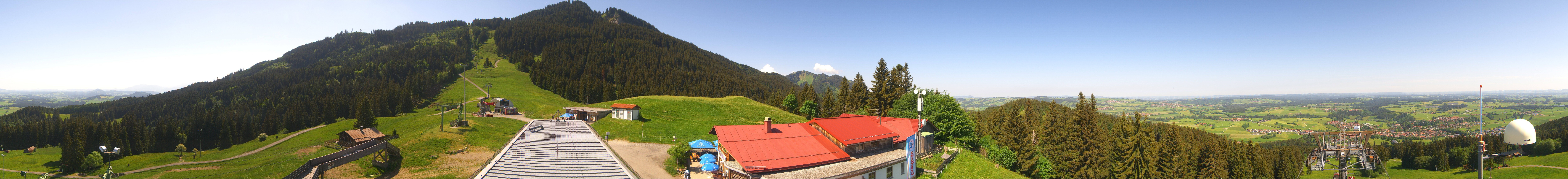 Archiv Foto Webcam Mittelstation Nesselwang