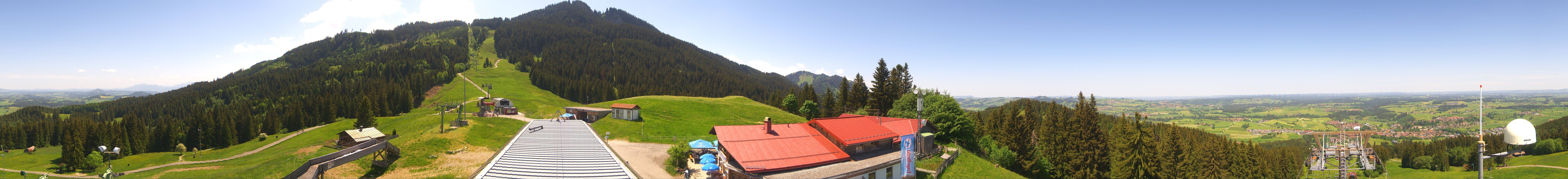 Archiv Foto Webcam Mittelstation Nesselwang