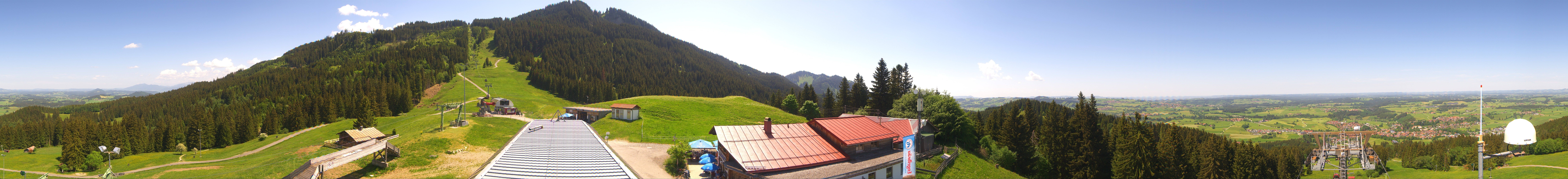 Archiv Foto Webcam Mittelstation Nesselwang