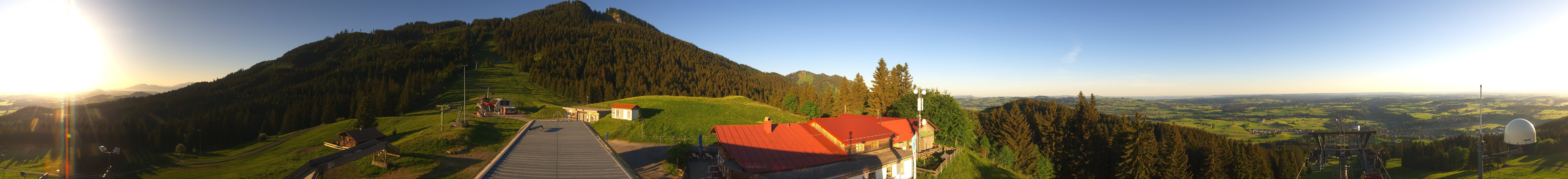 Archiv Foto Webcam Mittelstation Nesselwang