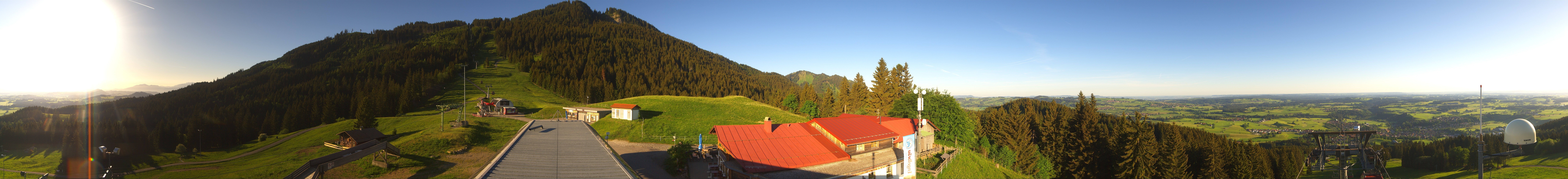 Archiv Foto Webcam Mittelstation Nesselwang