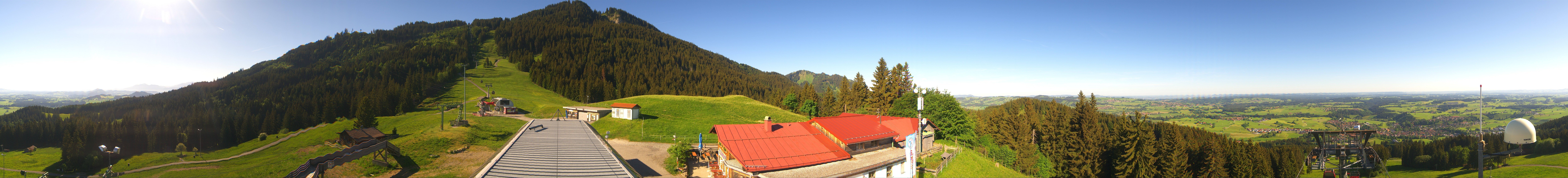 Archiv Foto Webcam Mittelstation Nesselwang