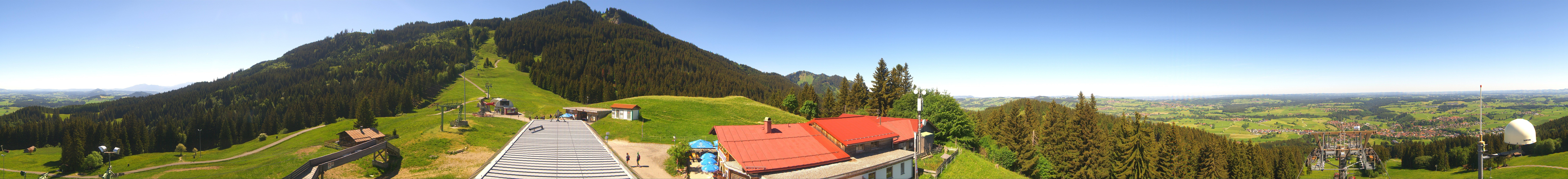 Archiv Foto Webcam Mittelstation Nesselwang
