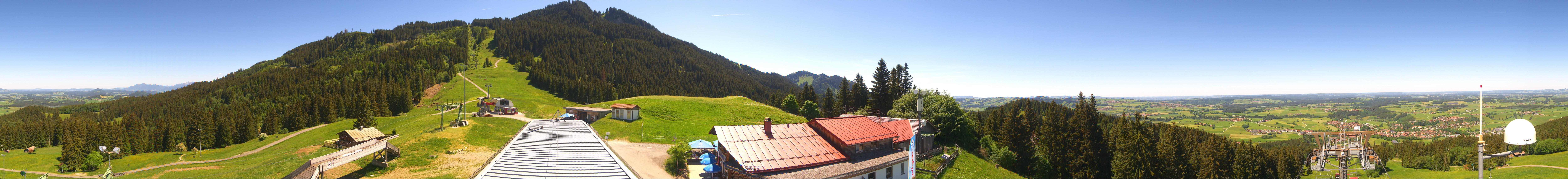 Archiv Foto Webcam Mittelstation Nesselwang