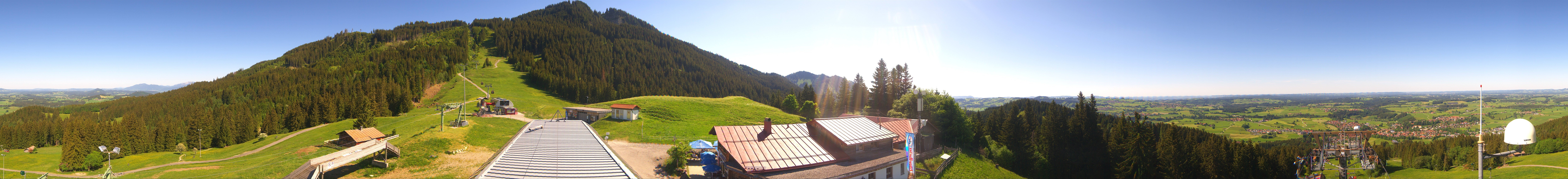 Archiv Foto Webcam Mittelstation Nesselwang