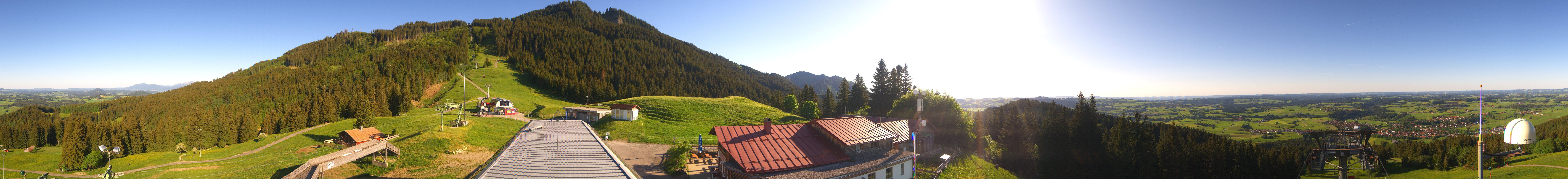 Archiv Foto Webcam Mittelstation Nesselwang
