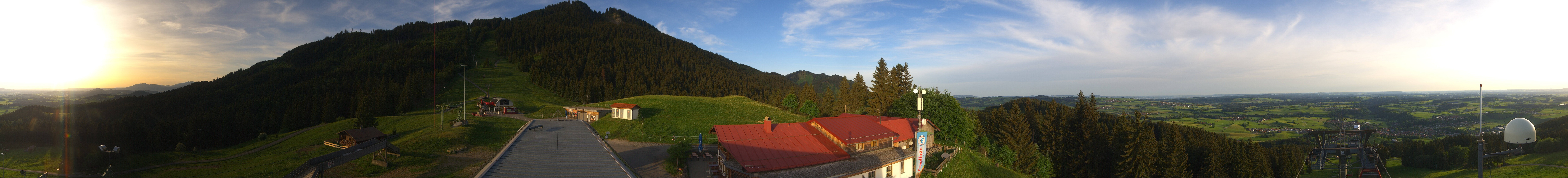 Archiv Foto Webcam Mittelstation Nesselwang