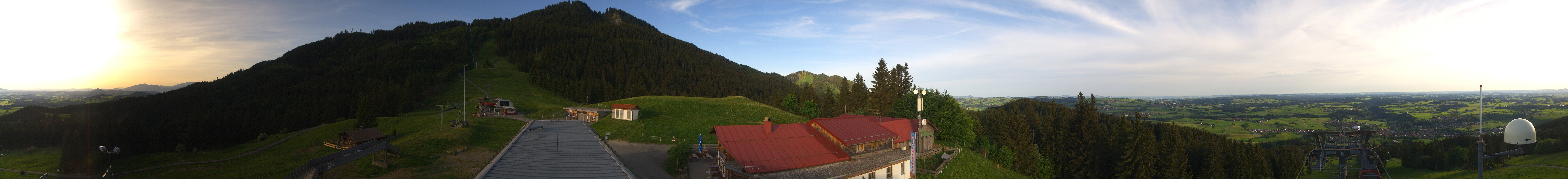 Archiv Foto Webcam Mittelstation Nesselwang