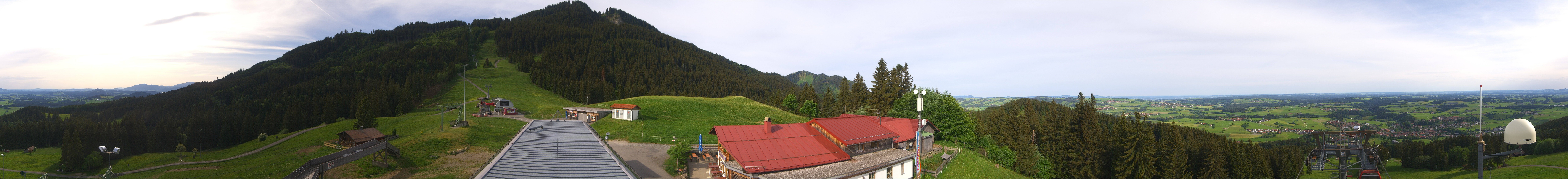 Archiv Foto Webcam Mittelstation Nesselwang