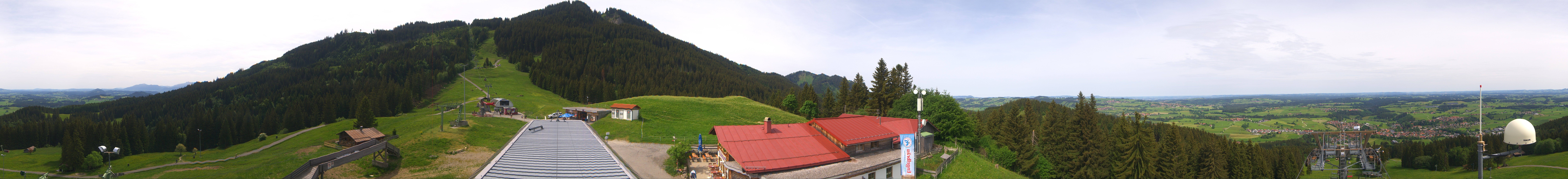 Archiv Foto Webcam Mittelstation Nesselwang
