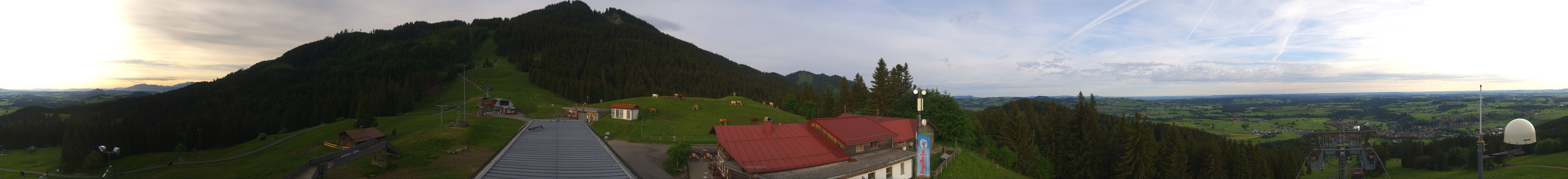 Archived image Webcam Middle station Nesselwang