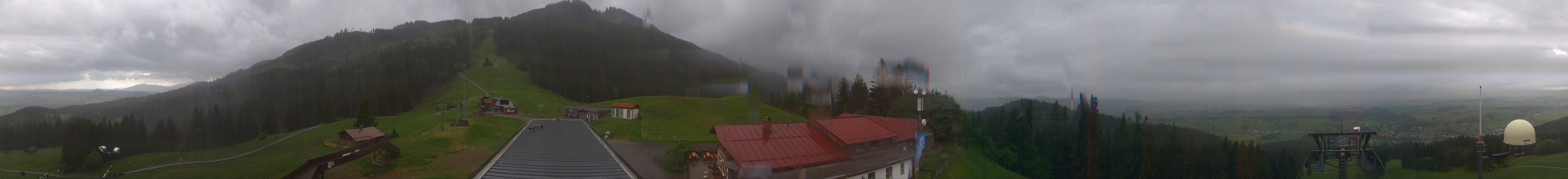 Archived image Webcam Middle station Nesselwang