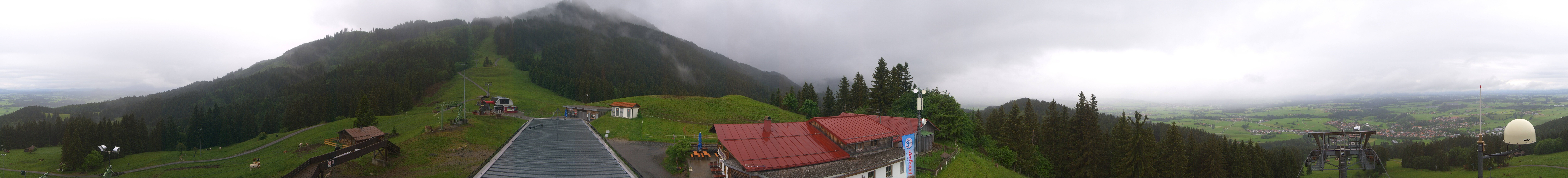 Archiv Foto Webcam Mittelstation Nesselwang