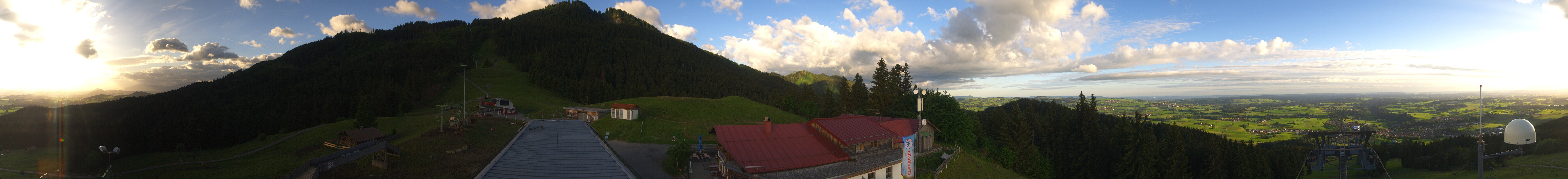 Archiv Foto Webcam Mittelstation Nesselwang