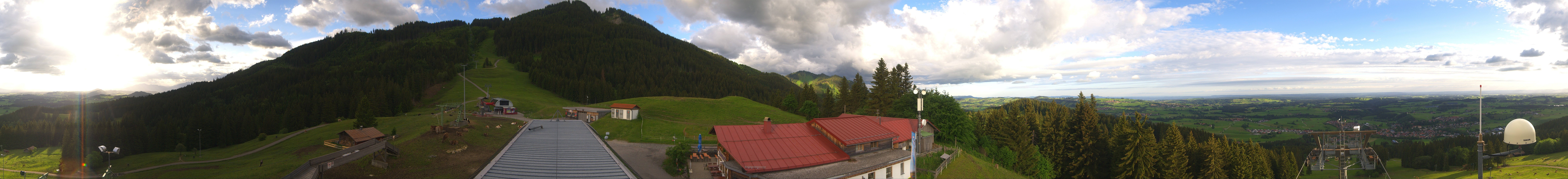 Archiv Foto Webcam Mittelstation Nesselwang
