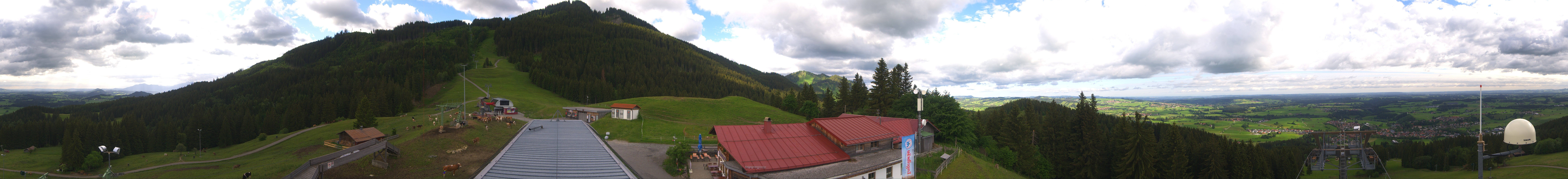 Archiv Foto Webcam Mittelstation Nesselwang
