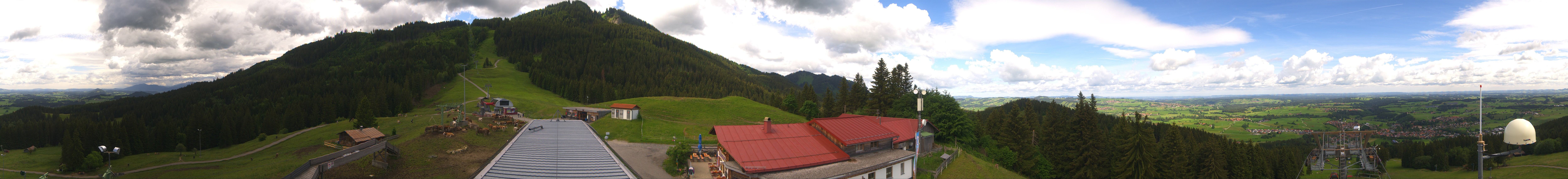 Archiv Foto Webcam Mittelstation Nesselwang