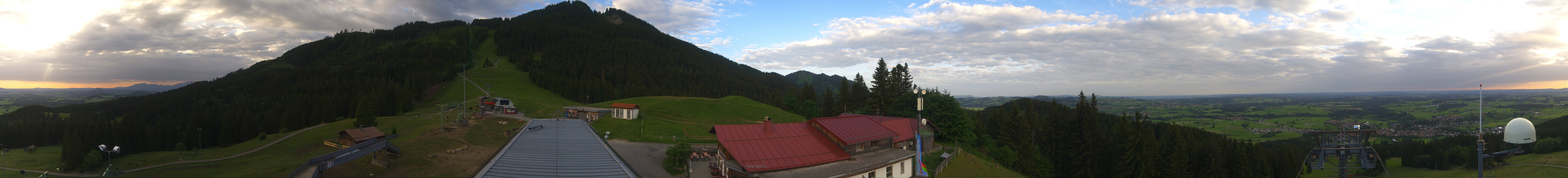 Archiv Foto Webcam Mittelstation Nesselwang