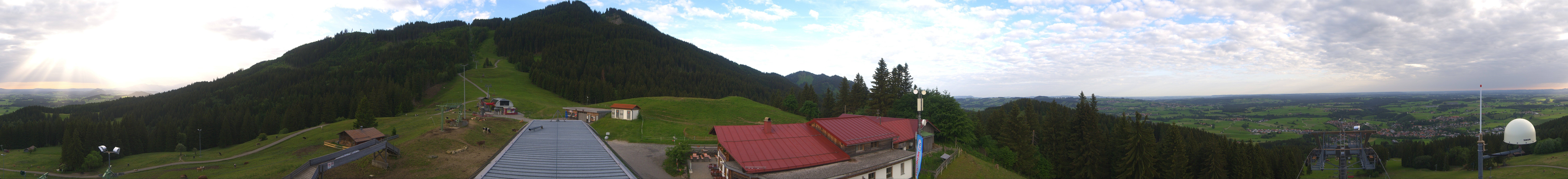 Archiv Foto Webcam Mittelstation Nesselwang