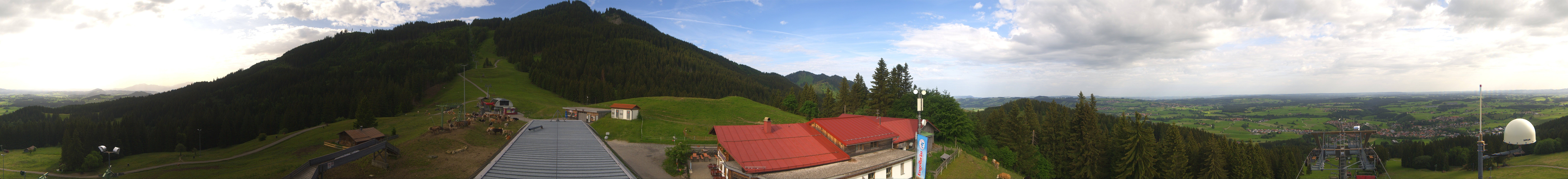 Archiv Foto Webcam Mittelstation Nesselwang