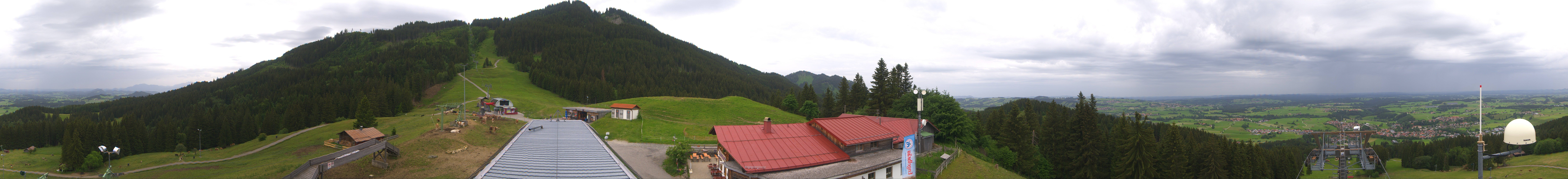 Archiv Foto Webcam Mittelstation Nesselwang